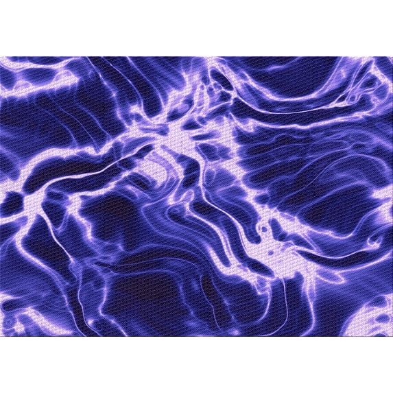 Ahgly Company Machine Washable Indoor Rectangle Transitional Cobalt Blue Area Rugs, 2' x 5'