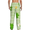 thumbnail image 3 of Fotbe St Patrick's Day11 Men's Pajama Pants,Sleepwear Pants,Pj Bottoms Drawstring And Pockets-XX-Large, 3 of 9