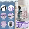 thumbnail image 6 of ABORON Dance Bag with Garment Rack, 27" Collapsible Costume Rolling Duffel Bag with Wheels for Competition, Shows, Performances, Travel Duffle Bag Luggage for Women and Men, 6 of 11