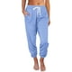 thumbnail image 1 of Pantalones deportivos AUTOMET para mujer, pijama lounge, azul claro, talla S, 1 of 6