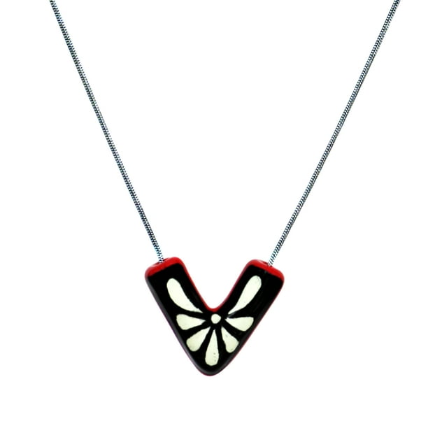 Collar V con cadena Alonso Luis Atala Estrella