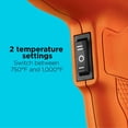 thumbnail image 4 of BLACK+DECKER Heat Gun, Dual Temperature Settings, Built-In Stand, Lightweight Compact Design, Corded, 4 of 15