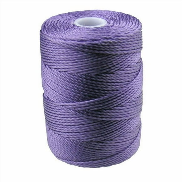 C-LON Bead Cord Medium Purple - 0.5mm 92 Yard Spool