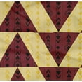 thumbnail image 4 of oneOone Organic Cotton Poplin Twill Fabric Stripe|Diamond & Triangle Geometric Print Fabric BTY 42 Inch Wide, 4 of 4