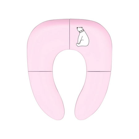 Toilet Seat Cushion for Adults Foldable Potty Training Seat Baby Travel Toilet Potty Seat Covers Non Slip Pads on Clearance