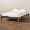 thumbnail image 6 of Allora Mid-Century Wood Platform King Bed in Weathered Gray, 6 of 9