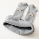 thumbnail image 5 of Polainas con pies Medias Pantalones Algodón peinado Preciosas medias de punto para niños para primavera Gris XL (4-6 años) Altura adecuada 38.2-43.3 pulgadas, 5 of 5