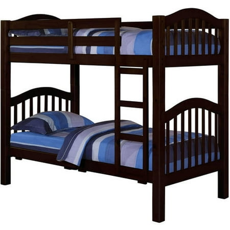 Acme Heartland Twin Over Twin Wood Bunk Bed with Trundle, Espresso  Walmart.com