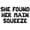 Black, variant on Letter Balloons - SHE FOUND HER MAIN SQUEEZE 16" Inch Alphabet Letters Foil Mylar Balloon Bachelorette Party Banner (Pink)