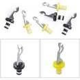 thumbnail image 3 of 6 tapones para botellas de vino, tapones de palanca para botellas, tapones de silicona para botellas de vino, tapones reutilizables y universales para botellas de champán, vino y cerveza, mantienen, 3 of 5