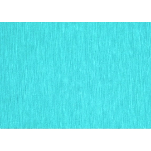 Ahgly Company Indoor Rectangle Abstract Light Blue Contemporary Area Rugs, 7' x 9'