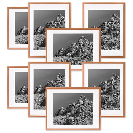 Koyal Whole Rose Gold Gallery Wall Frames With White Mats 4 X 6 Picture Frame Bulk 8 Pack Vertical Or Horizontal Koyal Whole Rose Gold Gallery Wall Frames With White Mats 4 X 6 Picture Frame Bulk 8 Pack Vertical Or Horizontal