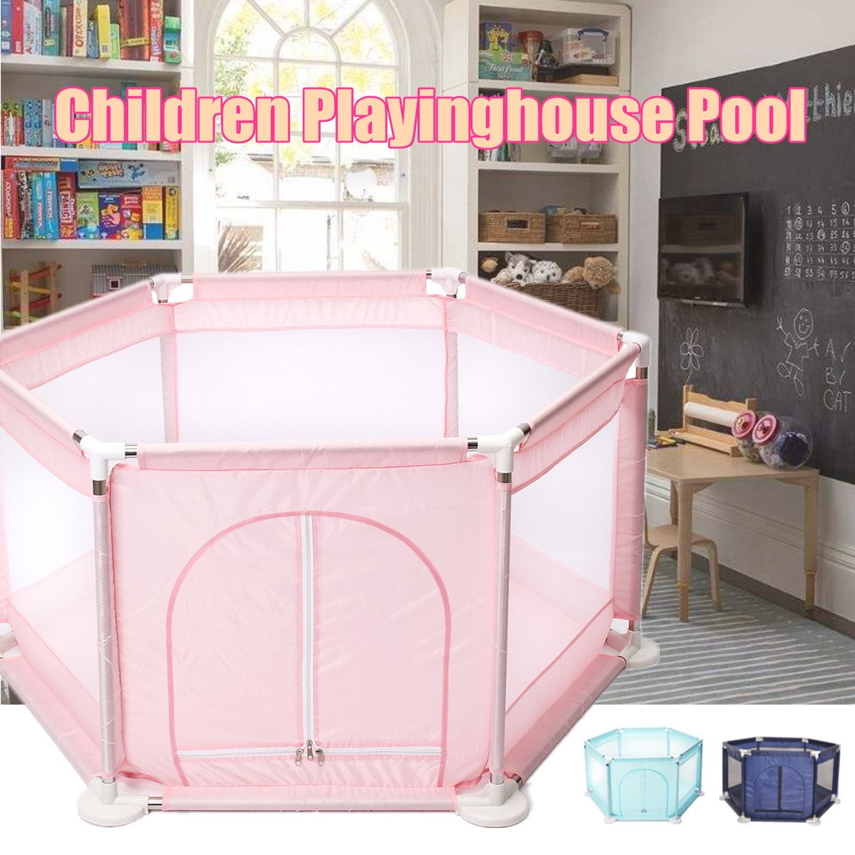 6 sided playpen