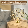 thumbnail image 3 of LNGOOR Photo Frame Family Tree Metal Family Tree Photo Frame Tree Shape Display Rich Multi Picture Frame Tree Free Combination Photo Picture Tree Displays for Home Wedding Decor, 3 of 10