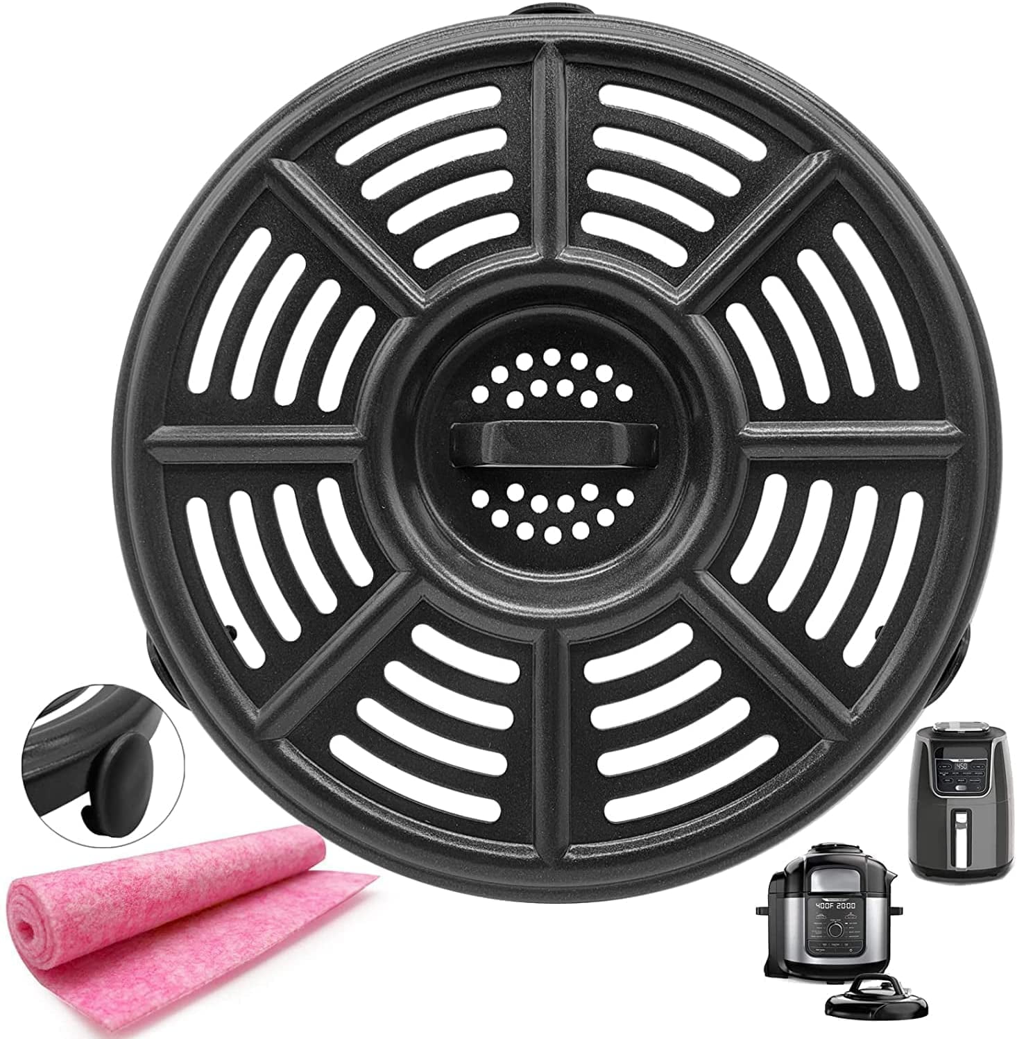 Non Stick Air Fryer Crisper Plate for Ninja Foodi UK Ubuy