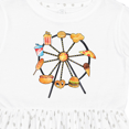 thumbnail image 4 of Inktastic Ferris Wheel with Snacks Girls Toddler Dress, 4 of 5