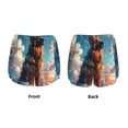 thumbnail image 3 of Daiia Colorful Cloud Shepherd Dog Pattern Women's 2 in 1 Running Shorts - Lightweight Athletic Workout Gym Yoga Shorts Liner with Phone Pockets-XX-Large, 3 of 7