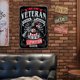 thumbnail image 3 of Placa Metal Vintage Manifiesto Veterano Pintura Hierro Rectangular 20x30cm Ygjytge, 3 of 9