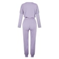 thumbnail image 4 of Maplenight Sweatsuits Womens Loungewear Set Tracksuit Long Sleeve Pajamas Set with Pockets 2 Piece Outfits Lounge Sets, 4 of 4