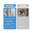 thumbnail image 3 of Cerradura Chapa Doble Gancho Puerta Corrediza Aluminio Belug Plateado, 3 of 5