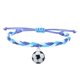 thumbnail image 1 of Pulseras de Fútbol Charm Favors Fútbol Negro Rojo Blanco Marrón Pulseras de Fútbol Cuentas Ajustable Inspirational for Teens Adults Sport Birthday Football Favors For, 1 of 2