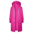 thumbnail image 7 of ylioge Fall Outfits for Women 2023, Women's Sport Coats Fall/Winter Thickening Fleece Long Sleeve Solid Zip Up Oversized Plus Size Blazers Winter, 7 of 7