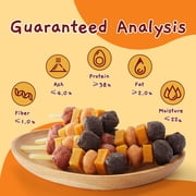 (2 pack) Jungle Calling Dog Treats, Cod Sticks, Sweet Potato, Pumpkin & Meat Kabobs for Dogs