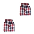 thumbnail image 4 of Guardurnaity Ropa interior para hombre, bóxer tejido, pantalones cortos para hombre, ropa interior suelta, transpirable, flexible al tacto, Rojo METRO 2piezas, 4 of 6