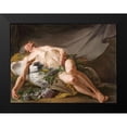 thumbnail image 2 of Restout, Jean Bernard 14x11 Black Modern Framed Museum Art Print Titled - Sleep, 2 of 5