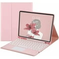 thumbnail image 1 of REQO iPad 10th Generation 2022 Case with Trackpad Keyboard, Stand Folio Smart Cover with Pencil Holder, Touchpad Round Key Magnetically Detachable Keyboard for 10.9 inch iPad 10 (Pink), 1 of 8