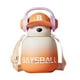 thumbnail image 4 of Botella de agua para niños, taza de entrenamiento de 650ml, taza portátil bonita para niños, botella deportiva para senderismo, ciclismo, viajes de naranja, 4 of 9