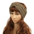 thumbnail image 2 of Headbands for Women, Fashion Headbands, FNGZ Warm Winter Headband for Women, Cable Knit Crochet Turban Ear Warmer Headband Gift, 1 Pack, 2 of 4