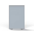 thumbnail image 2 of Ghent's Vinyl Floor Partition with Full Panel Infill in Silver, 2 of 3