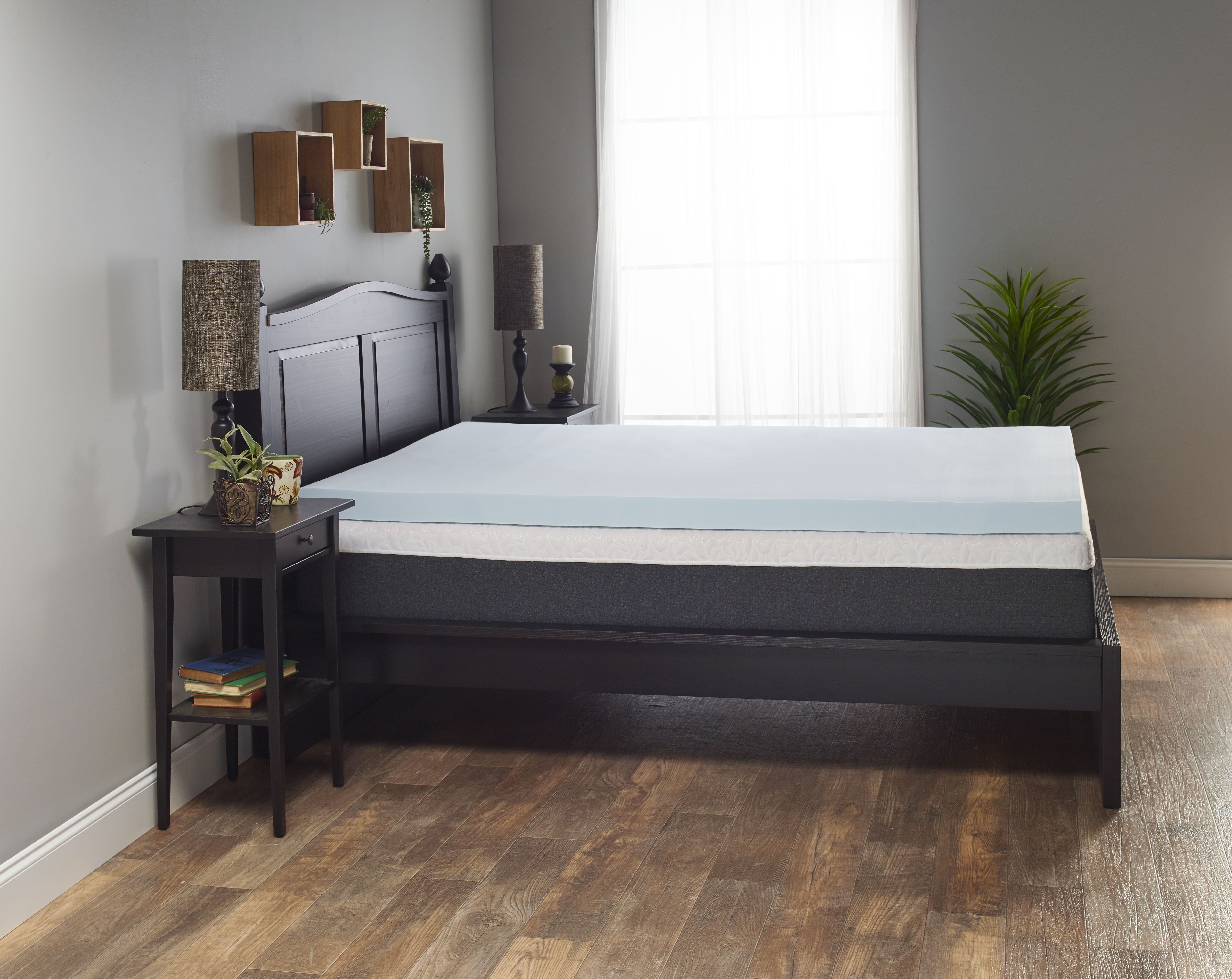Serene Foam Mattress Topper, Queen, 3 inch, Comfort Tech