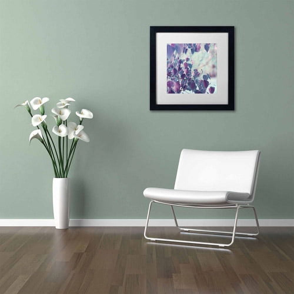 Trademark Fine Art "Summer Thoughts" Canvas Art by Beata Czyzowska Young White Matte, Black Frame