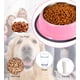 thumbnail image 5 of Cuencos para perros de acero inoxidable, comida y agua, antideslizantes, apilables, platos para cachorros para perros pequeños, medianos y grandes, rosa No. 3, 22 cm, 11-25 kg para perros pequeños y medianos ER, 5 of 5