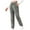 Gray, variant on Buigttklop Pants for Women Women'S Casual Solid Elastic Waist Trousers Long Straight Pants