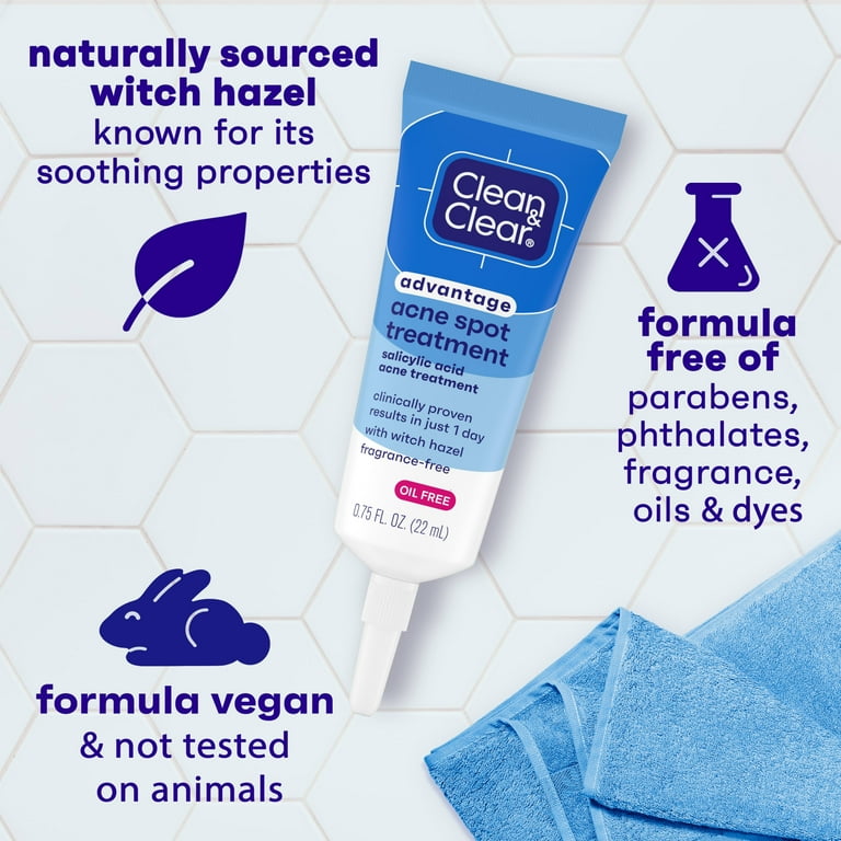 CLEAN & CLEAR ADVANTAGE Acne Spot Treatment, 2% Salicylic Acid