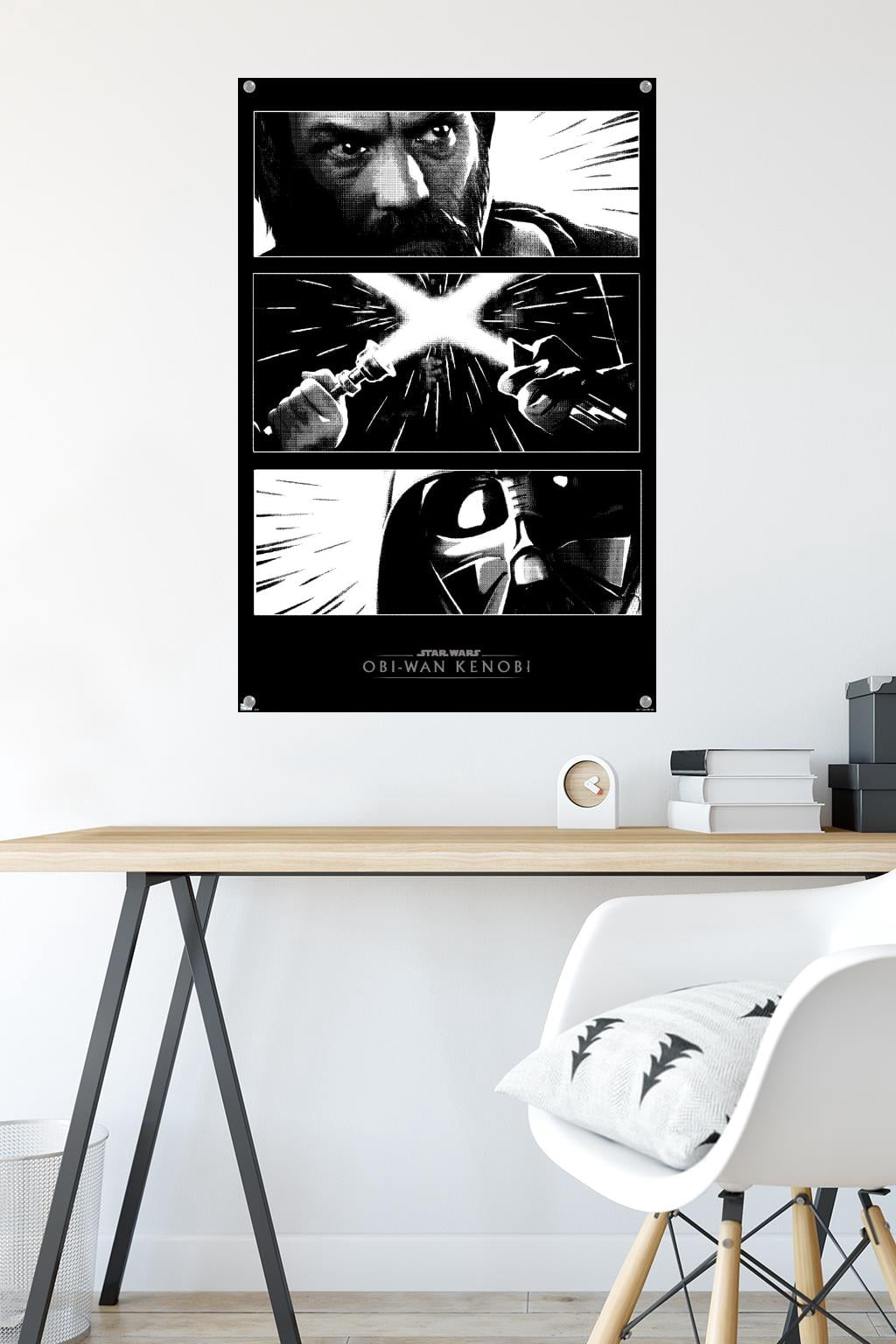 Star Wars: Obi-Wan Kenobi - Panels Wall Poster with Pushpins, 22.375" x 34"