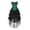 Green, variant on Women Gothic Bridal Boned Bustier Corset Top with Tulle Skirt Black S