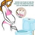 thumbnail image 3 of 12pcs Portable Girl Urinal Funnel Women Outside Pee Cup Disposable Female Urination Device, 3 of 6