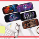 thumbnail image 5 of Bolsas de lápices para niñas y niños, estuche de lona con cremallera, bolsa de papelería suave, bolsa de cosméticos de maquillaje, 5 of 5