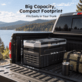 thumbnail image 5 of Simzlife 12 Volt Car Refrigerator 22 Quart Portable Fridge Freezer Compressor Cooler 12/24V DC 110~240 Volt AC for Truck Van RV Camper SUV Travel Camping Road Trips, 5 of 10