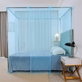 thumbnail image 2 of SUTENGDA Ultra Large Bed Net 1 Openings Screen Netting Bed Canopy Circular Curtain for Single to King Size Beds Easy to Install Hanging Kit, 2 of 10