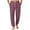 Purple, variant on QLEICOM Mens Pajama Pants,Mens Lounge Pants,Men's Plaid Lounge Pants with Elastic Drawstring Waist and Convenient Side Pockets Cuffed Ankle Sleep Pants Comfortable Fits for Home Wear