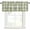Green, variant on Purple Plaid Rod Pocket Curtain Valance, Modern Art Checkered Farmhouse Farmhouse Window Valance for Living Room, Bedroom, Kitchen 60"W x 18"L