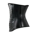 thumbnail image 7 of MuZeFu Corsets for Women Shapewear Cotton Lining, Shiny Rubber Corset, Rubber Press Buckle Girdle, Rubber Corset, 7 of 7