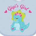 thumbnail image 4 of Inktastic Gigi's Girl dinosaur Girls Baby Bib, 4 of 4