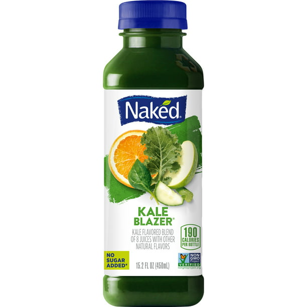 Naked Juice Fruit and Veggie Juice, Kale Blazer, 15.2 oz 