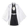 thumbnail image 4 of Anime Demon Slayer Cos Kanroji Mitsuri Cosplay Kimetsu no Yaiba disfraz Kimono uniforme ropa accesorios conjunto disfraz de Halloween, 4 of 5
